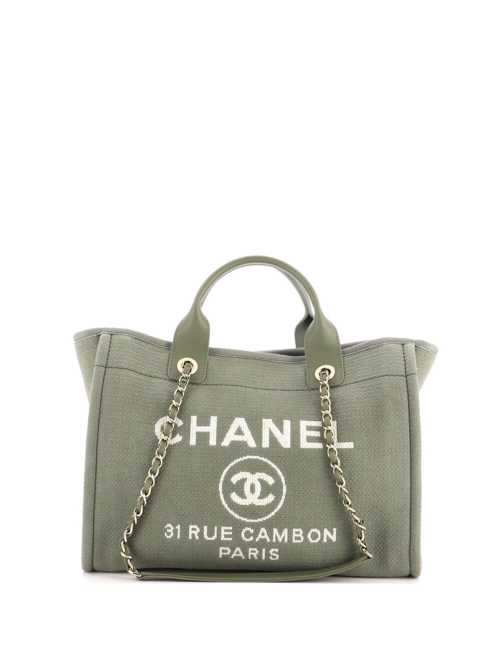 Chanel Deauville Nm Tote Mixed Fibers #377765C45B